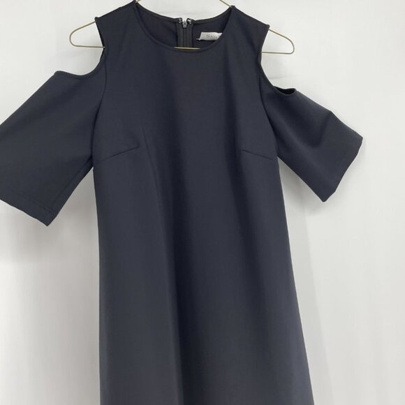 Tanya Taylor Kathy Cold Shoulder Dress solid  black - Picture 2 of 16